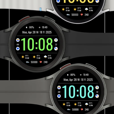 DADAM104: Bold Digi Watch Face Android Screenshot 3