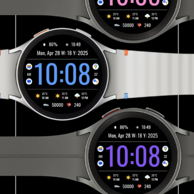 DADAM104: Bold Digi Watch Face Android Screenshot 4