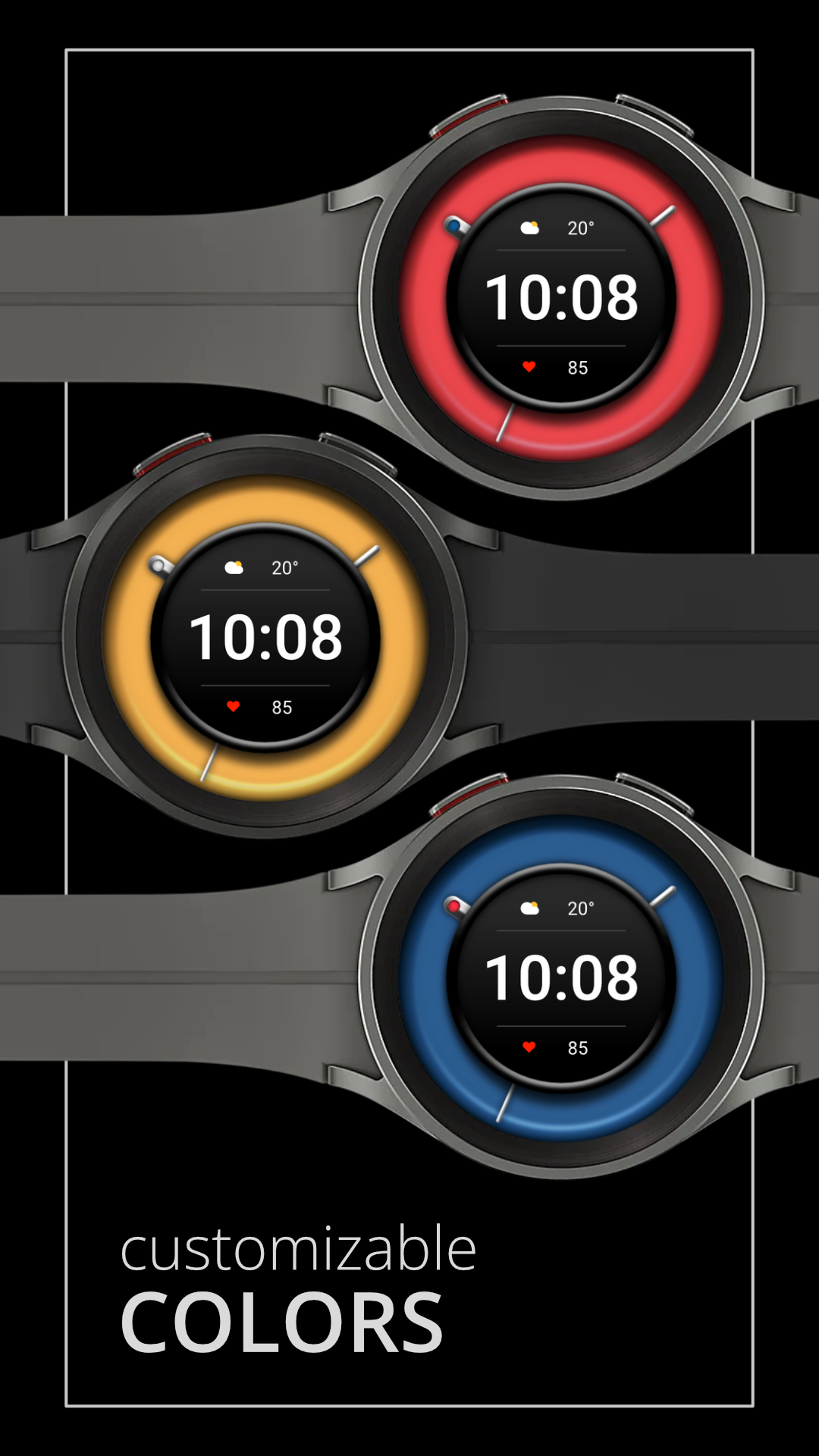 DADAM91: Minimal Watch Face Android Screenshot 3