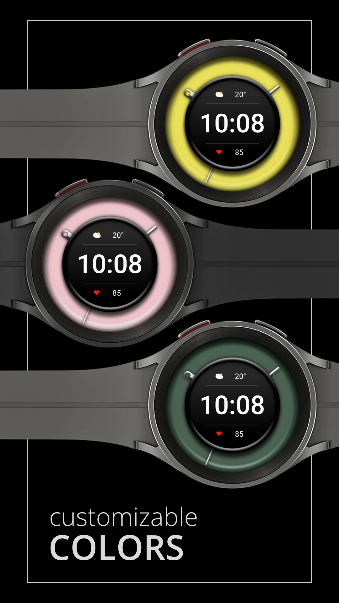 DADAM91: Minimal Watch Face Android Screenshot 4