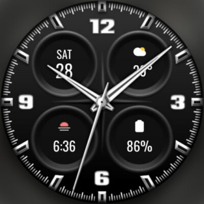 DADAM96: Minimal Analog Watch Android Screenshot