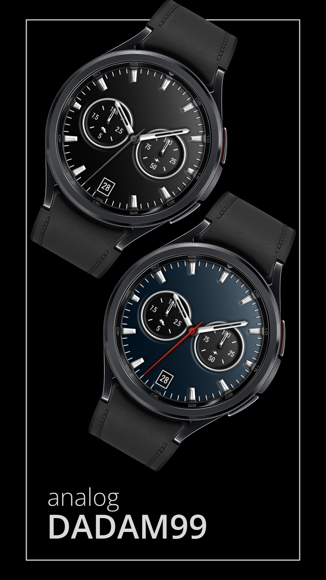 DADAM99: Classic Analog Watch Android Screenshot 2