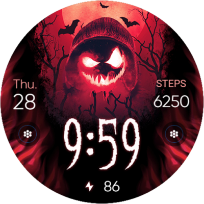 Evil Halloween - Wear OS Android Screenshot
