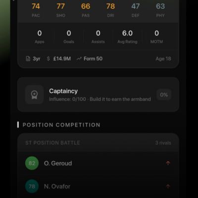 Football Legacy - Be a Legend Android Screenshot 3