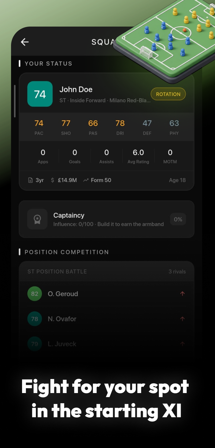 Football Legacy - Be a Legend Android Screenshot 3