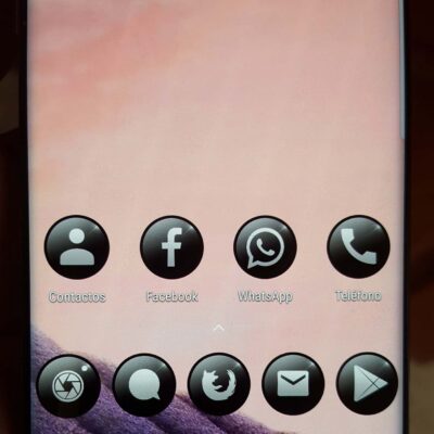 Glass Black - Icon Pack Android Screenshot 2