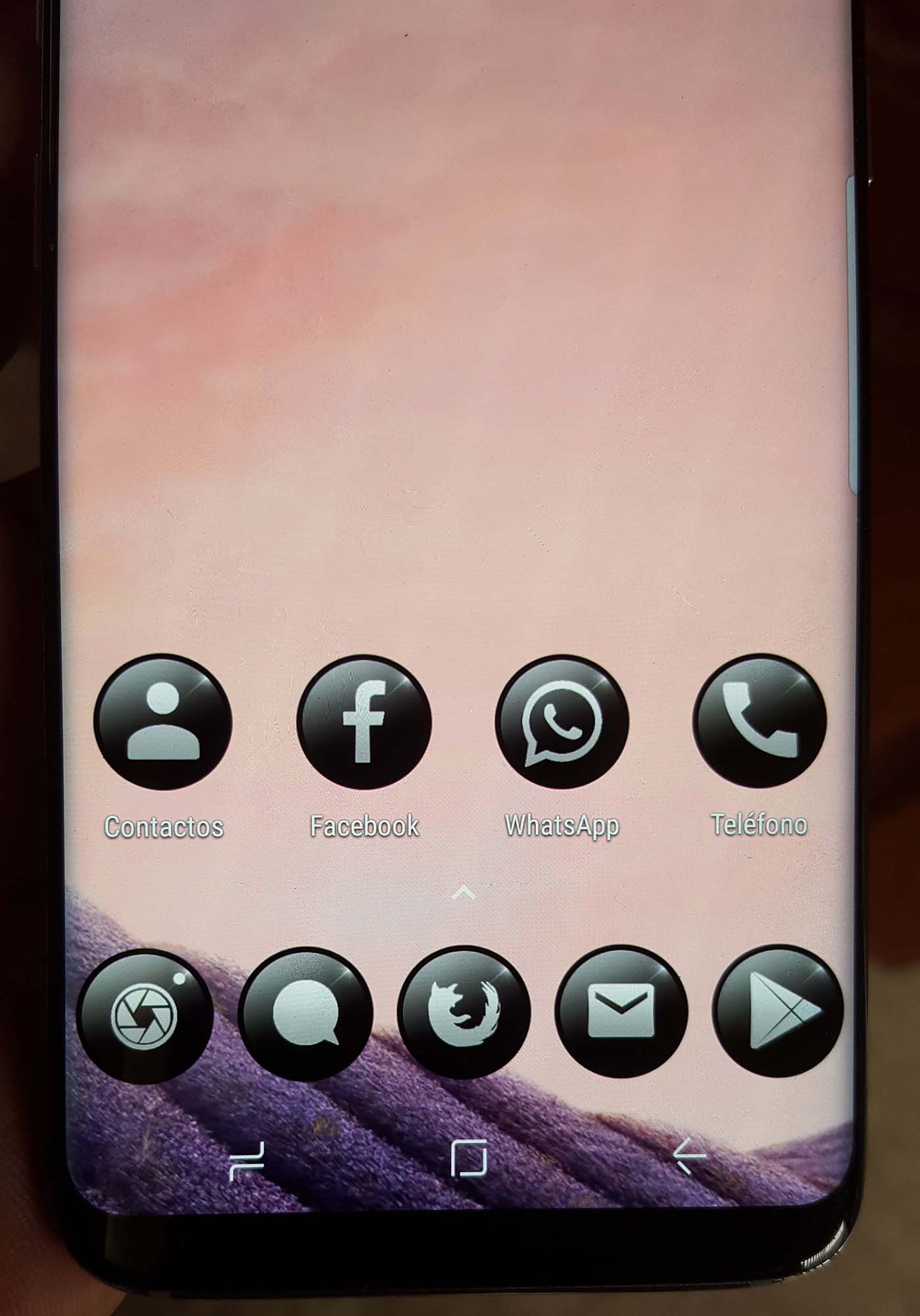 Glass Black - Icon Pack Android Screenshot 2