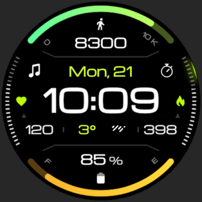 Informer X: Watch face Android Screenshot