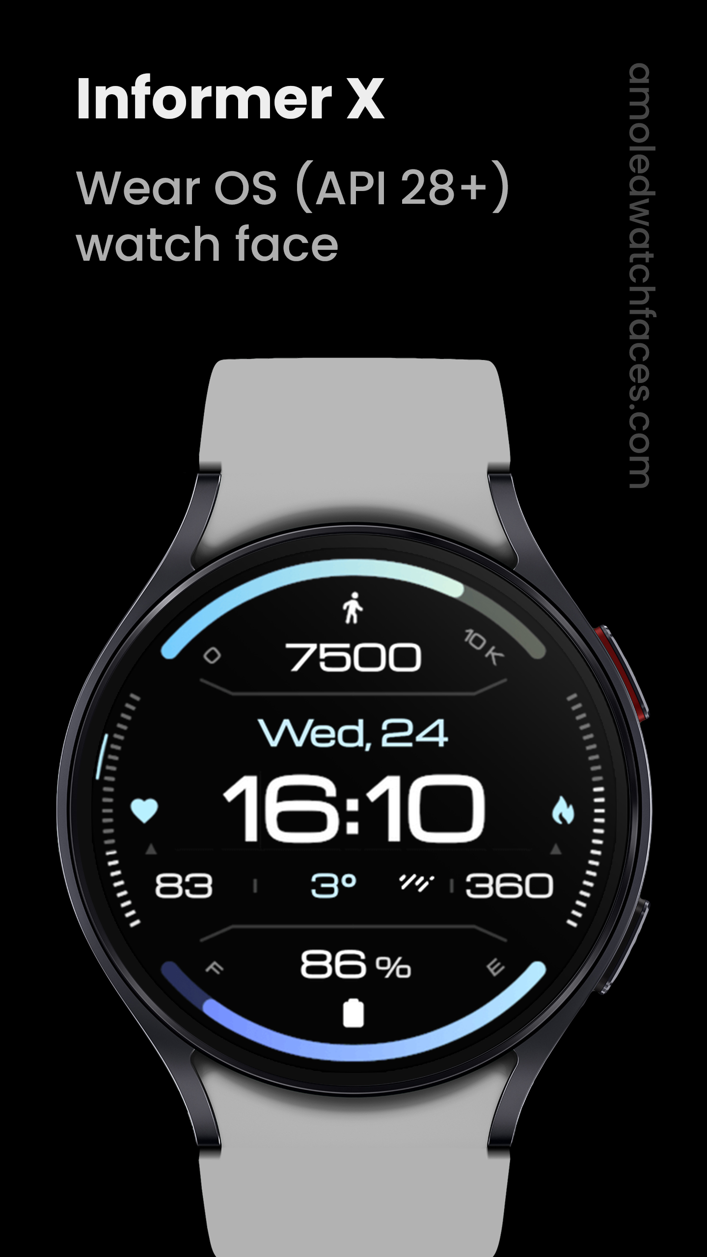 Informer X: Watch face Android Screenshot 2