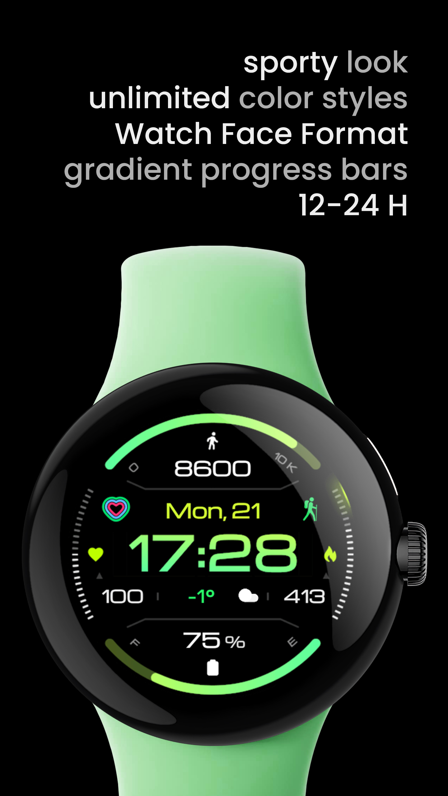 Informer X: Watch face Android Screenshot 3