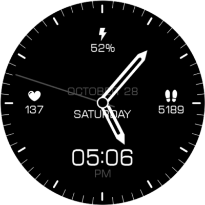 Key106 Classic Watch Face Android Screenshot