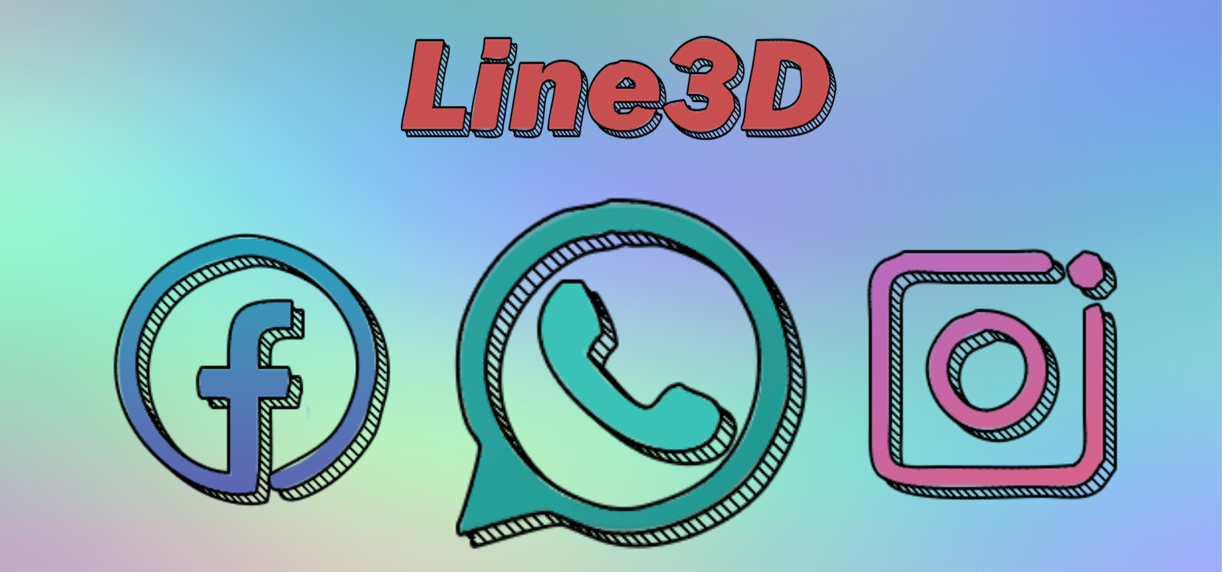 Line3D - Icon Pack Android Screenshot 2