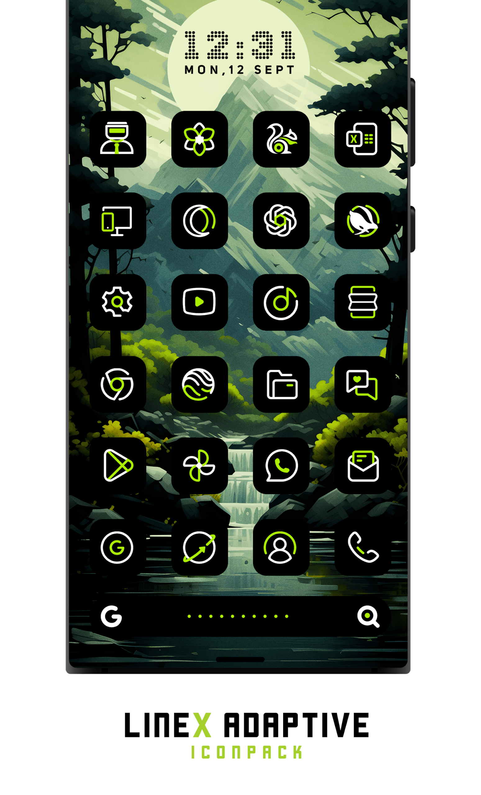 LineX Adaptive IconPack Android Screenshot 2