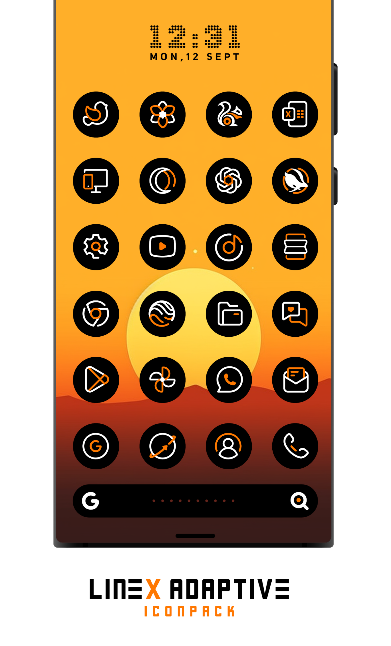 LineX Adaptive IconPack Android Screenshot 4