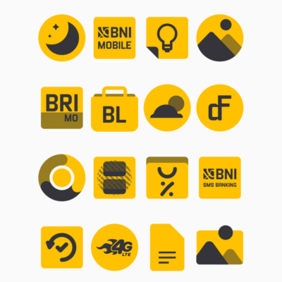 Mawaz Yellow - Icon Pack Android Screenshot 2