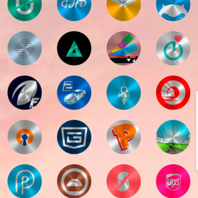 Metal Circle - Icon Pack Android Screenshot 3