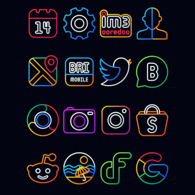 Nambula - Lines Icon Pack Android Screenshot 2