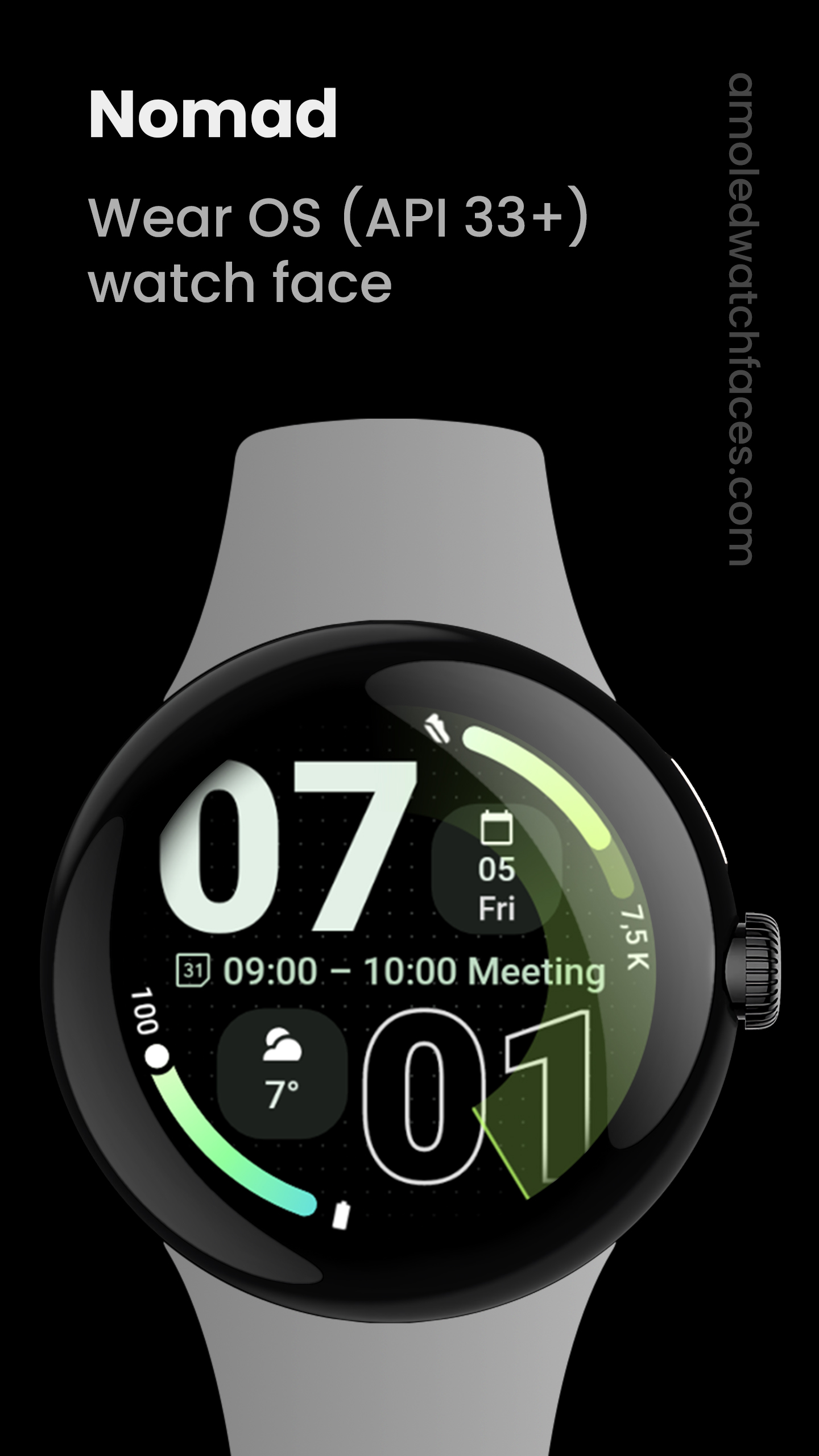 Nomad Watch Face Android Screenshot 2