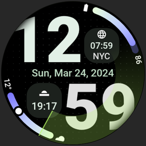 Nomad Watch Face Android Screenshot