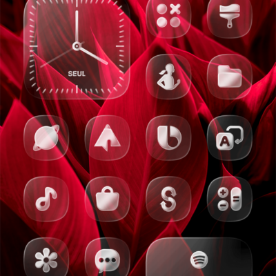 One UI Glass Icon Pack Android Screenshot 2
