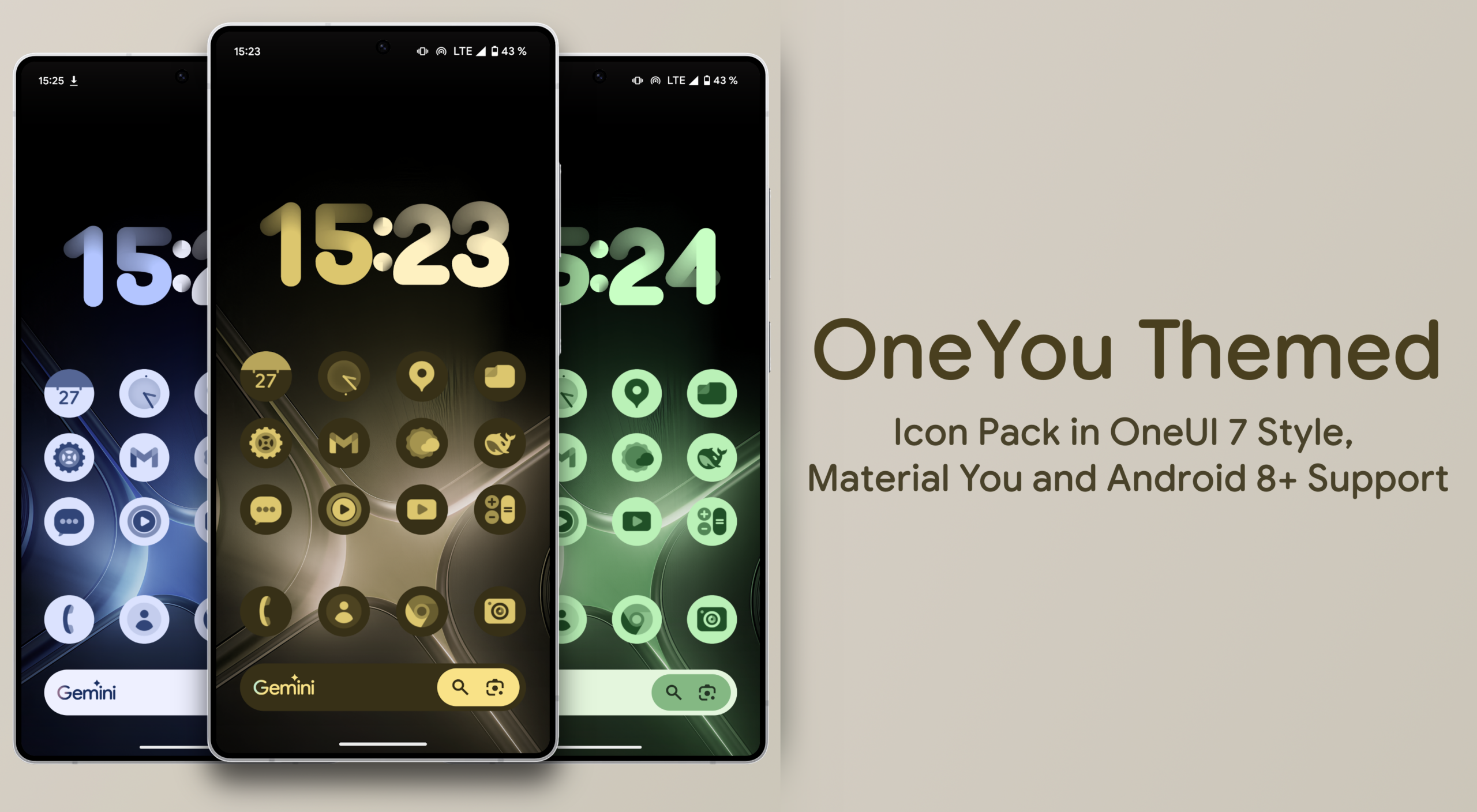 OneYou Themed Icon Pack Android Screenshot 2