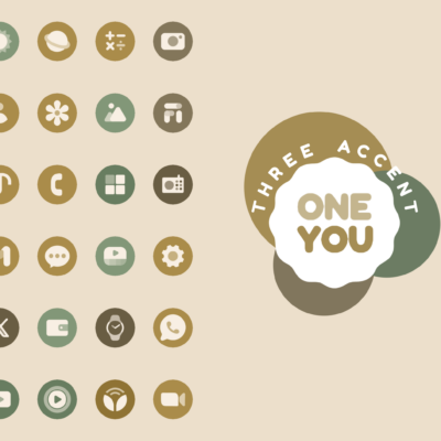 OneYou Three Accent Icons Android Screenshot 2