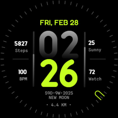 Orbit Watch Face Android Screenshot