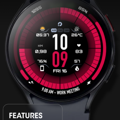 PRIME 041 Hybrid Watch Face Android Screenshot 3