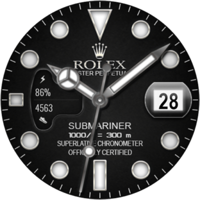 Rolex Submariner Watch face Android Screenshot