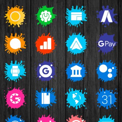 Salpicons - Icon Pack Android Screenshot 4