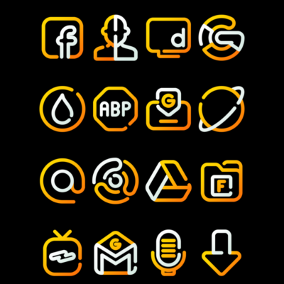 SunLine - Yellow Icon Pack Android Screenshot 3