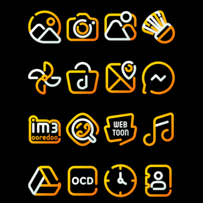 SunLine - Yellow Icon Pack Android Screenshot 4
