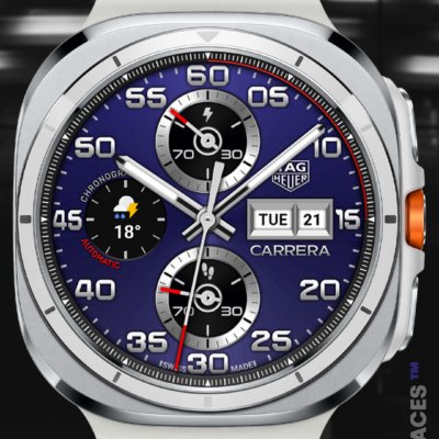 TAG HEUER CARRERA 2 Watch Face Android Screenshot 3