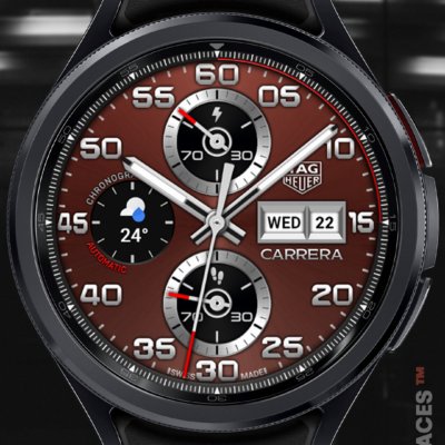 TAG HEUER CARRERA 2 Watch Face Android Screenshot 4