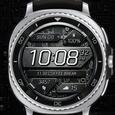 TekWer F3 Digital Watch Face Android Screenshot 3