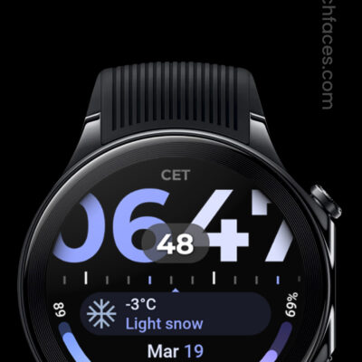 TimeFlow Watch Face Android Screenshot 2