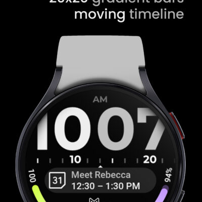 TimeFlow Watch Face Android Screenshot 4