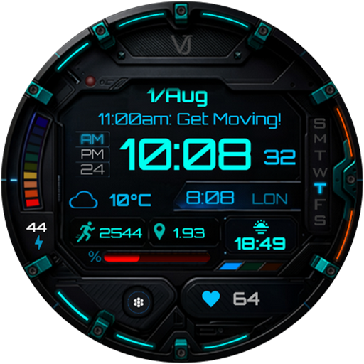 VJ ALTAY 2 Digital Watch Face Android Screenshot