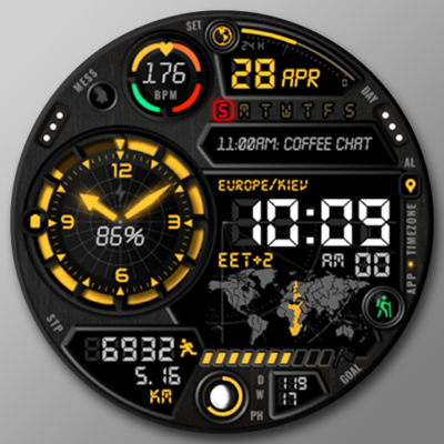 Voron ADVENTURE Watch Face Android Screenshot