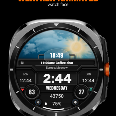WFP 211 Weather animated watch Android Screenshot 2