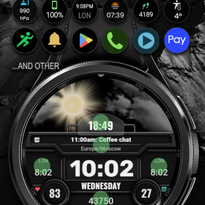 WFP 211 Weather animated watch Android Screenshot 4