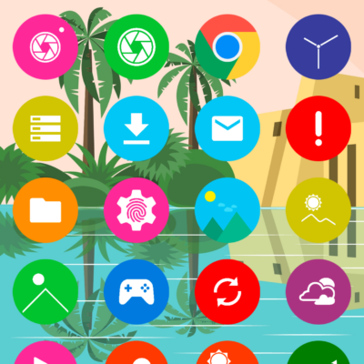 Win Circle - Icon Pack Android Screenshot 4