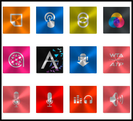 Win Metal - Icon Pack Android Screenshot 3