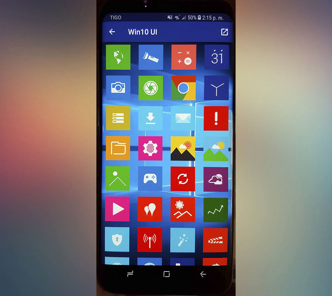 Win10 Flat - Icon Pack Android Screenshot 2