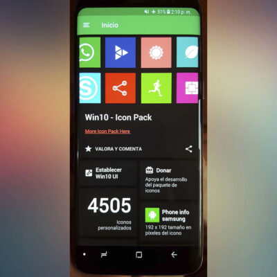 Win10 Flat - Icon Pack Android Screenshot 3