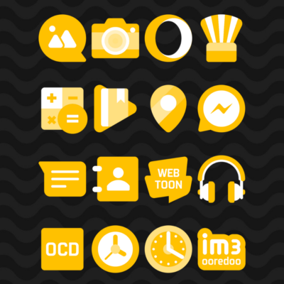 Yellow - Icon Pack Android Screenshot 4