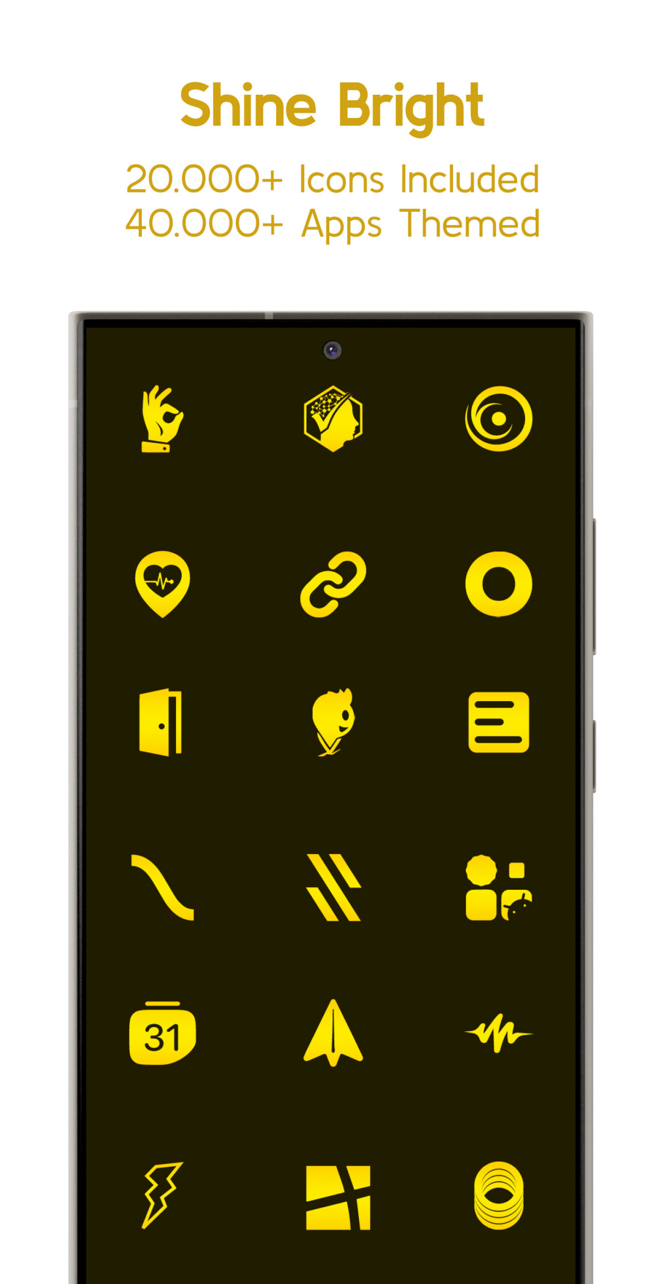 Yellow Star Icon Pack Android Screenshot 3