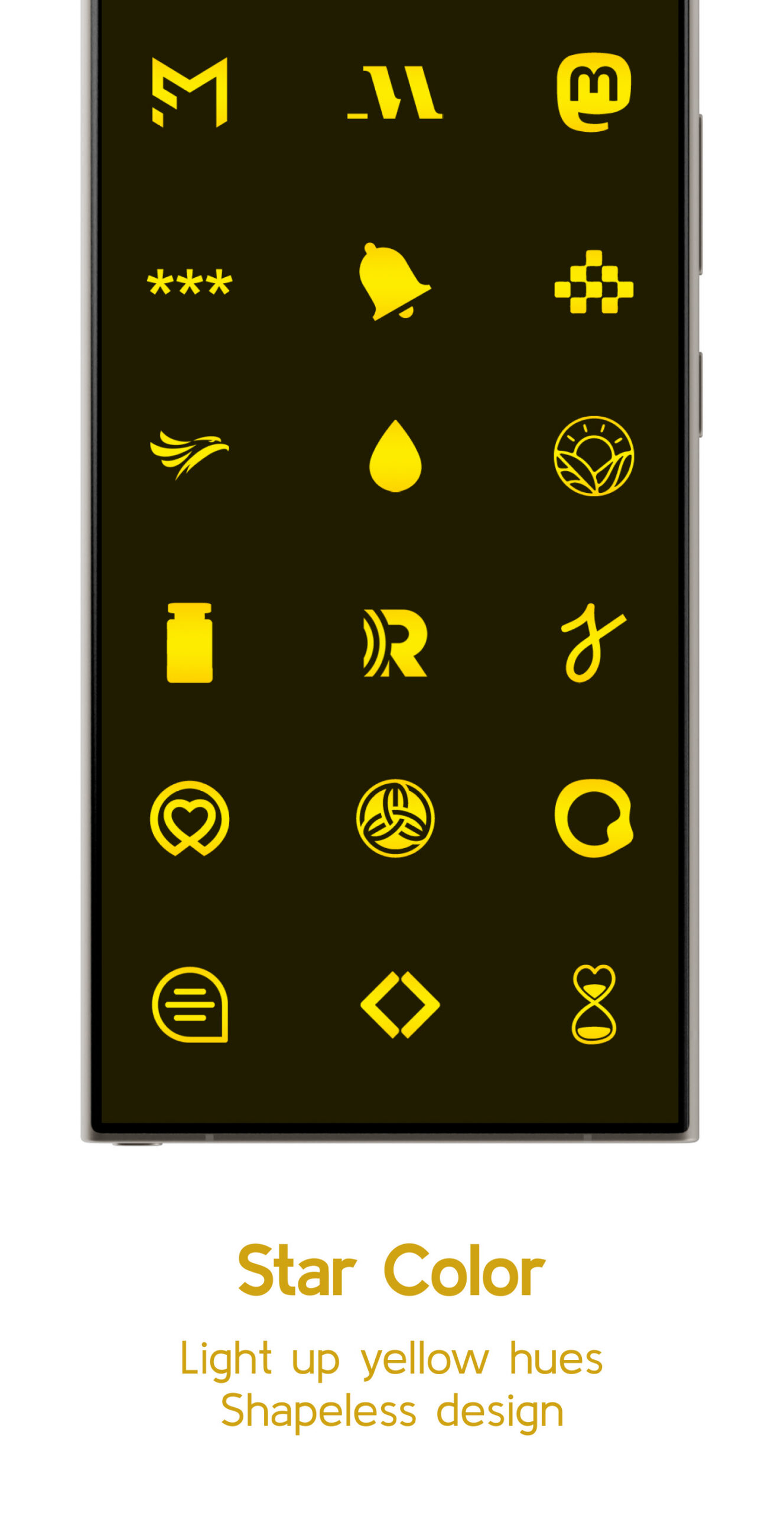 Yellow Star Icon Pack Android Screenshot 4