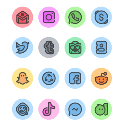 You-R Circle Icon Pack Android Screenshot 2