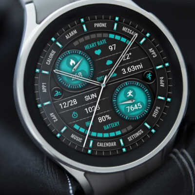 【ZKin Watch】Gray Blue Runway Android Screenshot 2